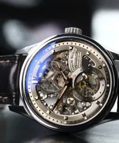 Alternative view of Armand Nicolet LS8 Skeleton Manual Winding LE 9620S-GL-P713GR2
