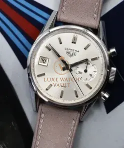 Alternative view of Heuer Carrera Dato 45 3147S - Circa 1968
