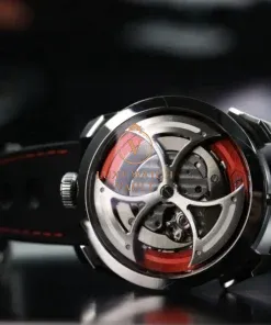 Alternative view of MB&F M.A.D 1 Red Edition