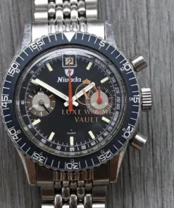 Nivada Chronomaster Aviator Sea Diver Chronoking Date 87033 - 1970's