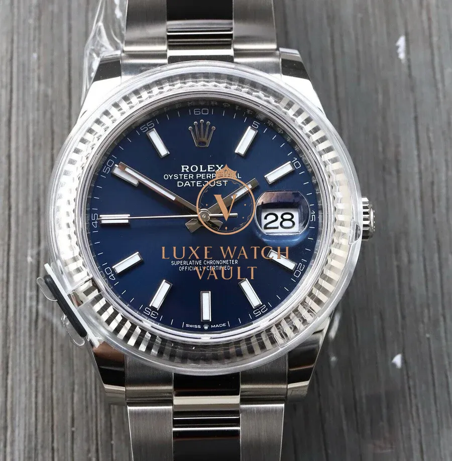 Rolex Datejust 41 DJ41 Blue Stick Oyster 126334 - Unworn