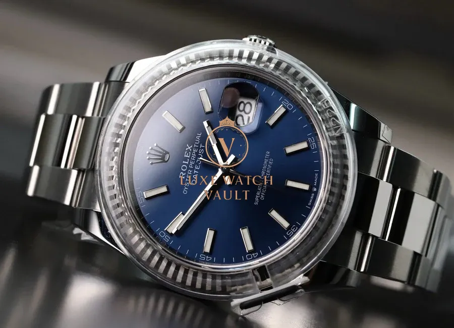 Rolex Datejust 41 DJ41 Blue Stick Oyster 126334 - Unworn - Image 2