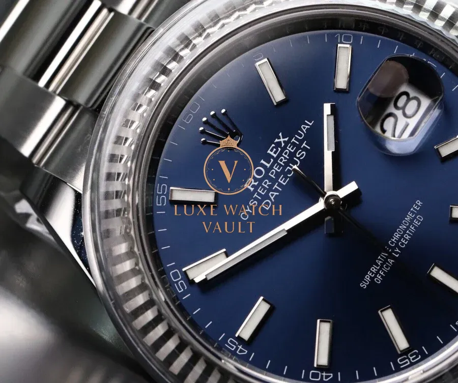 Rolex Datejust 41 DJ41 Blue Stick Oyster 126334 - Unworn - Image 3