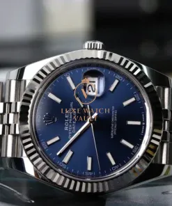 Alternative view of Rolex Datejust 41 DJ41 Blue Stick Jubilee 126334 - 2022