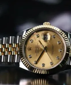Alternative view of Rolex Datejust 41 DJ41 Oystersteel and Yellow Gold Diamond Dial 126333 - 2021