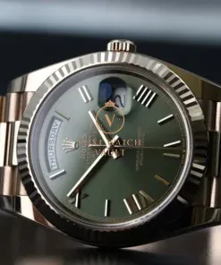 Alternative view of Rolex Day-Date 40 Everose Olive Green Dial 228235 - 2022