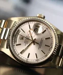 Alternative view of Rolex Day Date 18038 Champagne Index - 1979