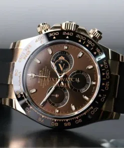 Alternative view of Rolex Daytona Everose Gold Oysterflex Chocolate Dial 116515LN - 2021