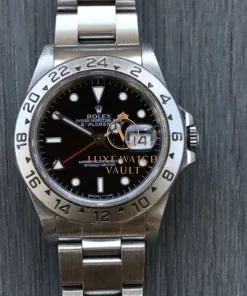 Rolex Explorer II 16570 Tritium Black Dial T Serial - 1996