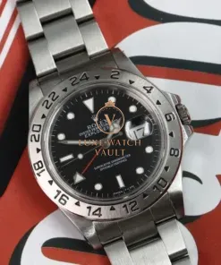 Alternative view of Rolex Explorer II 16570 Tritium Black Dial T Serial - 1996
