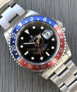 Alternative view of Rolex GMT Master 16700 Pepsi T Serial - 1996
