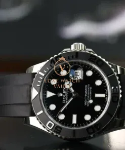 Alternative view of Rolex Yacht-Master 42 White Gold Oysterflex 226659 - 2022