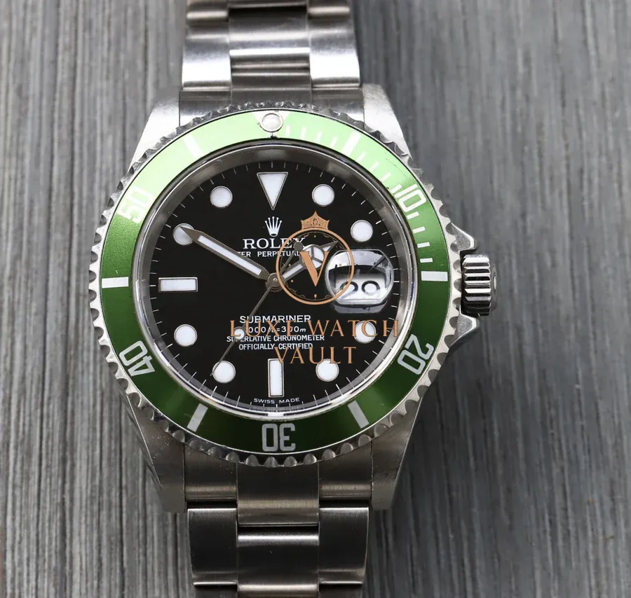 Rolex Submariner 'Kermit' F Serial 16610LV Collectors Set - 2004