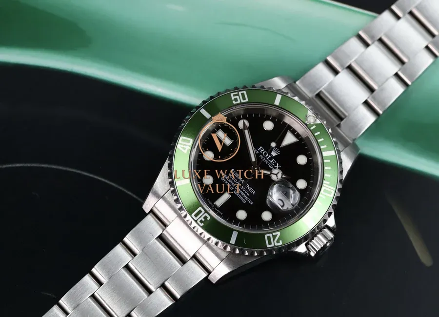 Rolex Submariner 'Kermit' F Serial 16610LV Collectors Set - 2004 - Image 4