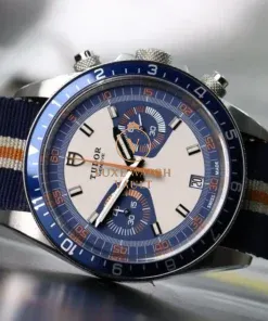 Alternative view of Tudor Heritage Chronograph Blue 70330B