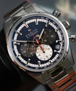 Alternative view of Zenith El Primero 'Original 1969' 38mm Chronograph Blue 03.2150.400/53.C700