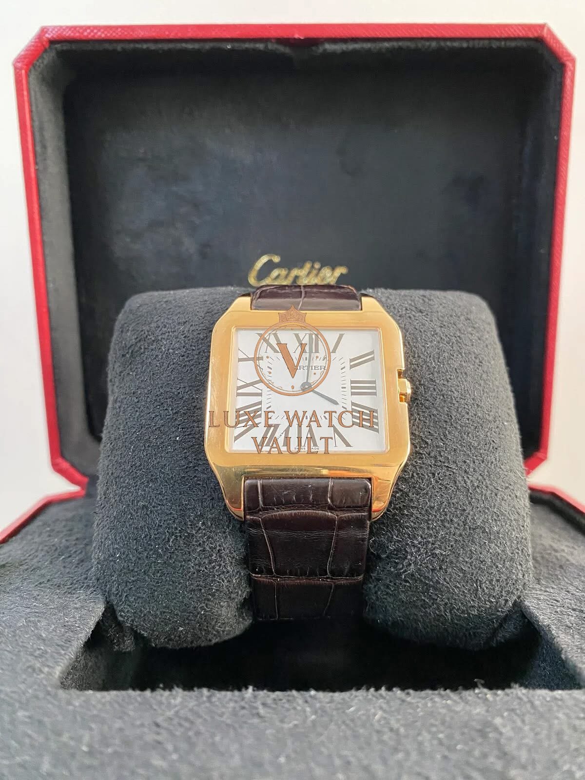 Cartier Santos-Dumont Large Pink Gold Case