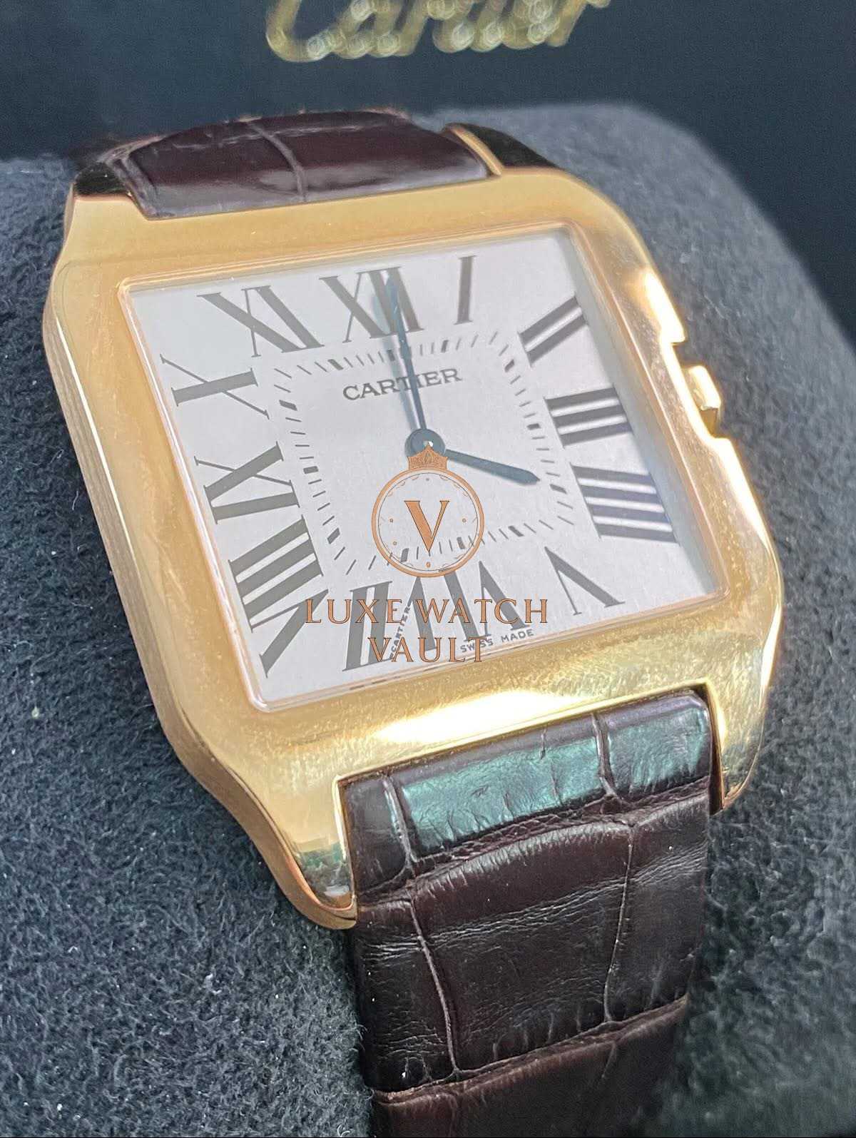 Cartier Santos-Dumont Large Pink Gold Case - Image 4
