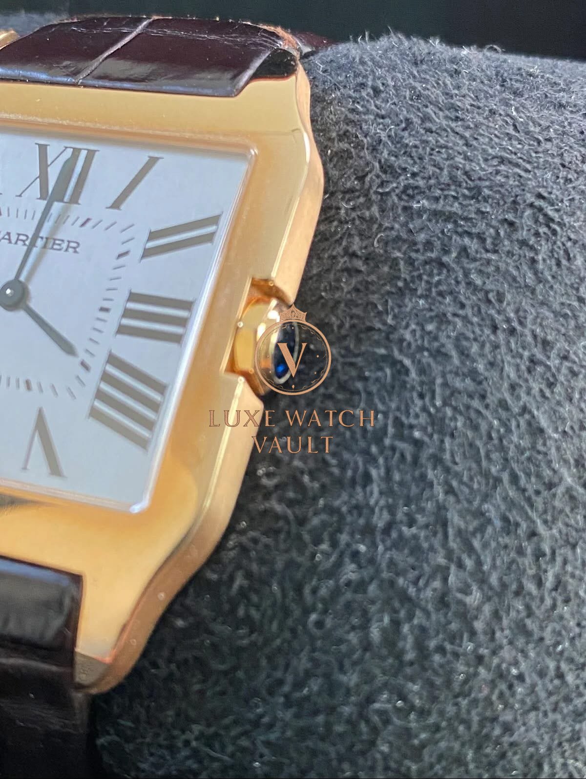 Cartier Santos-Dumont Large Pink Gold Case - Image 6