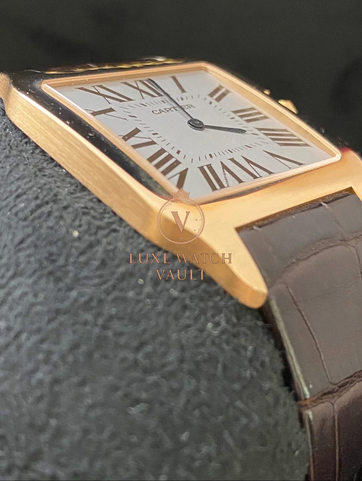Cartier Santos-Dumont Large Pink Gold Case - Image 7