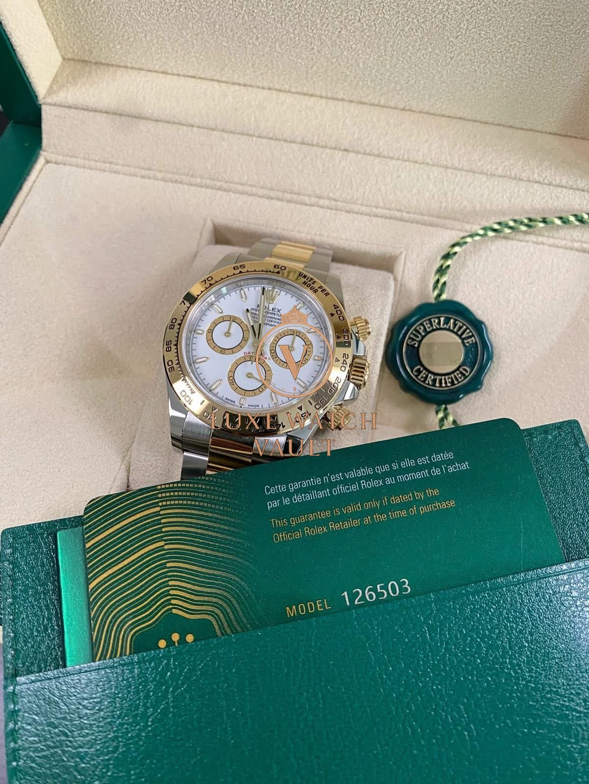 Yellow Gold Rolesor Cosmograph Daytona - Image 6