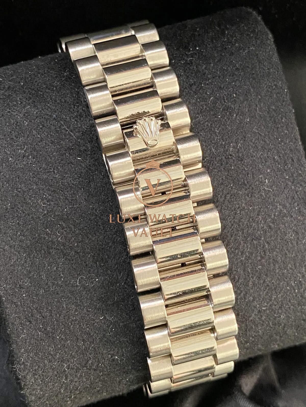 Rolex White Gold Day Date 36 A serial Sapphire Dial - Image 3