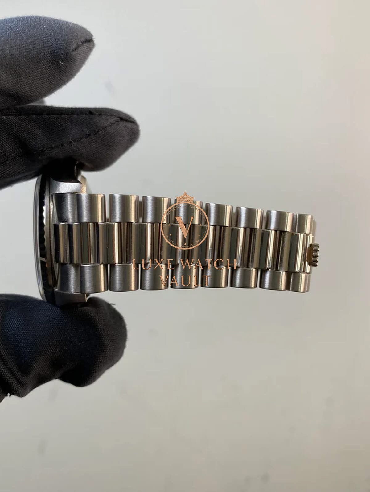 Rolex White Gold Day Date 36 A serial Sapphire Dial - Image 2