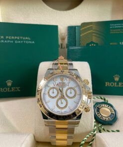 Rolex Yellow Gold Rolesor Cosmograph Daytona White Dial