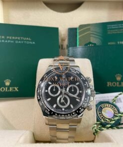 Rolex Steel Cosmograph Daytona Black Dial